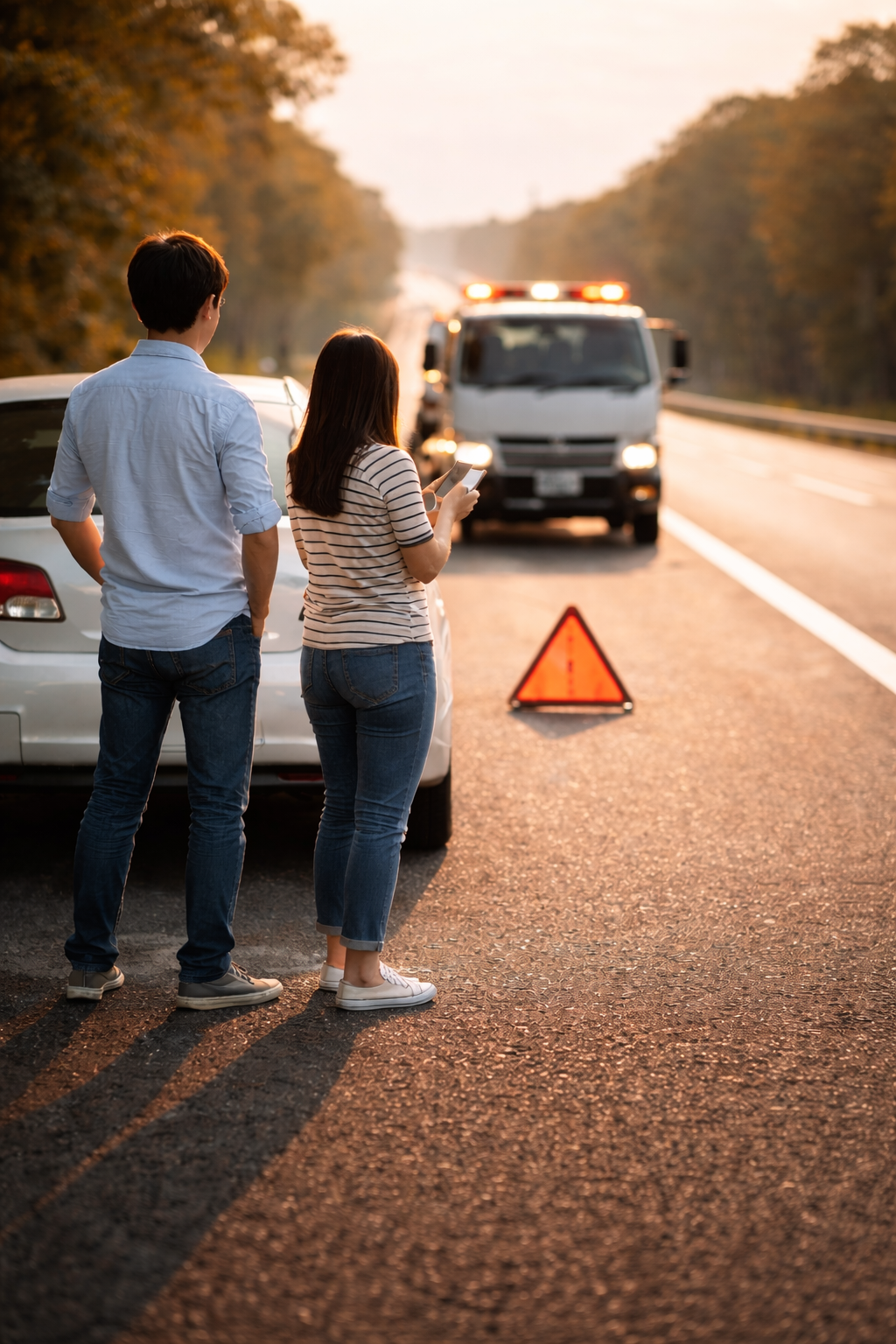 レッカー待機のイメージ